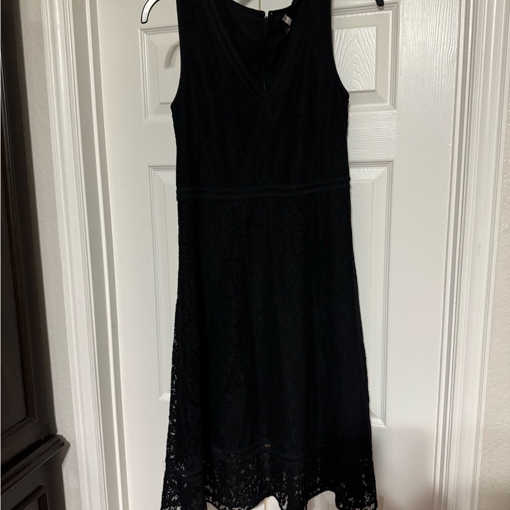 Elegant Black Lace Dress
